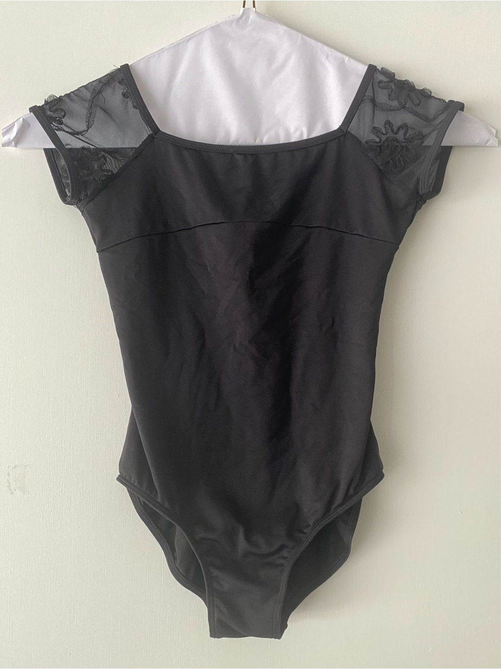 Bloch White Leotard with Heart Sleeves - Dance Classwear